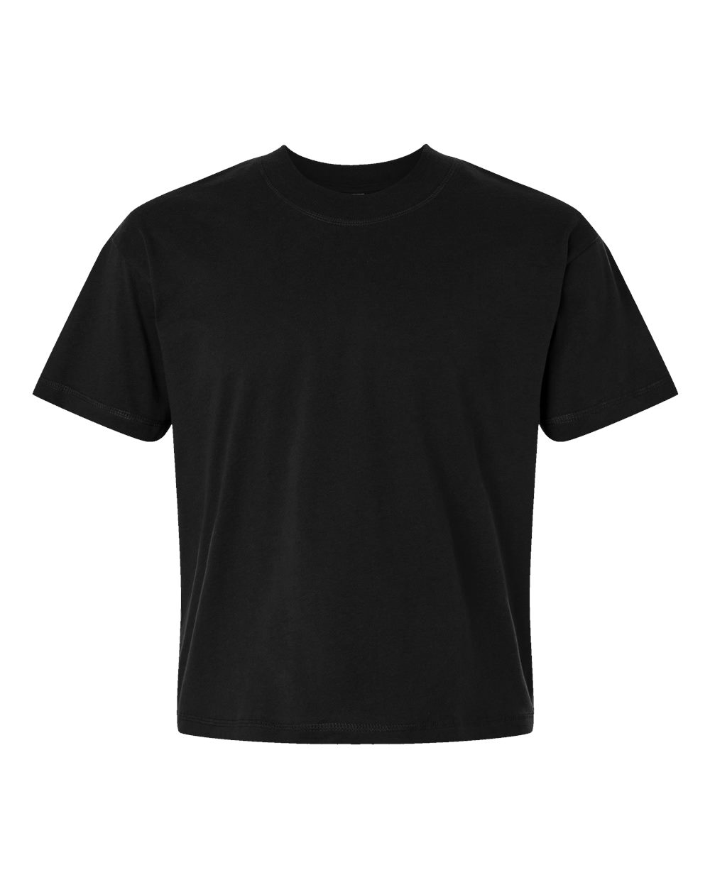 Live & Tell by LAT 3520 Unisex Boxy Jersey Tee in Black