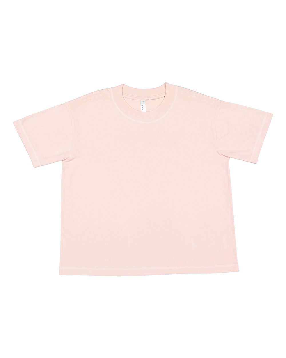 Live & Tell by LAT 3520 Unisex Boxy Jersey Tee in Blush
