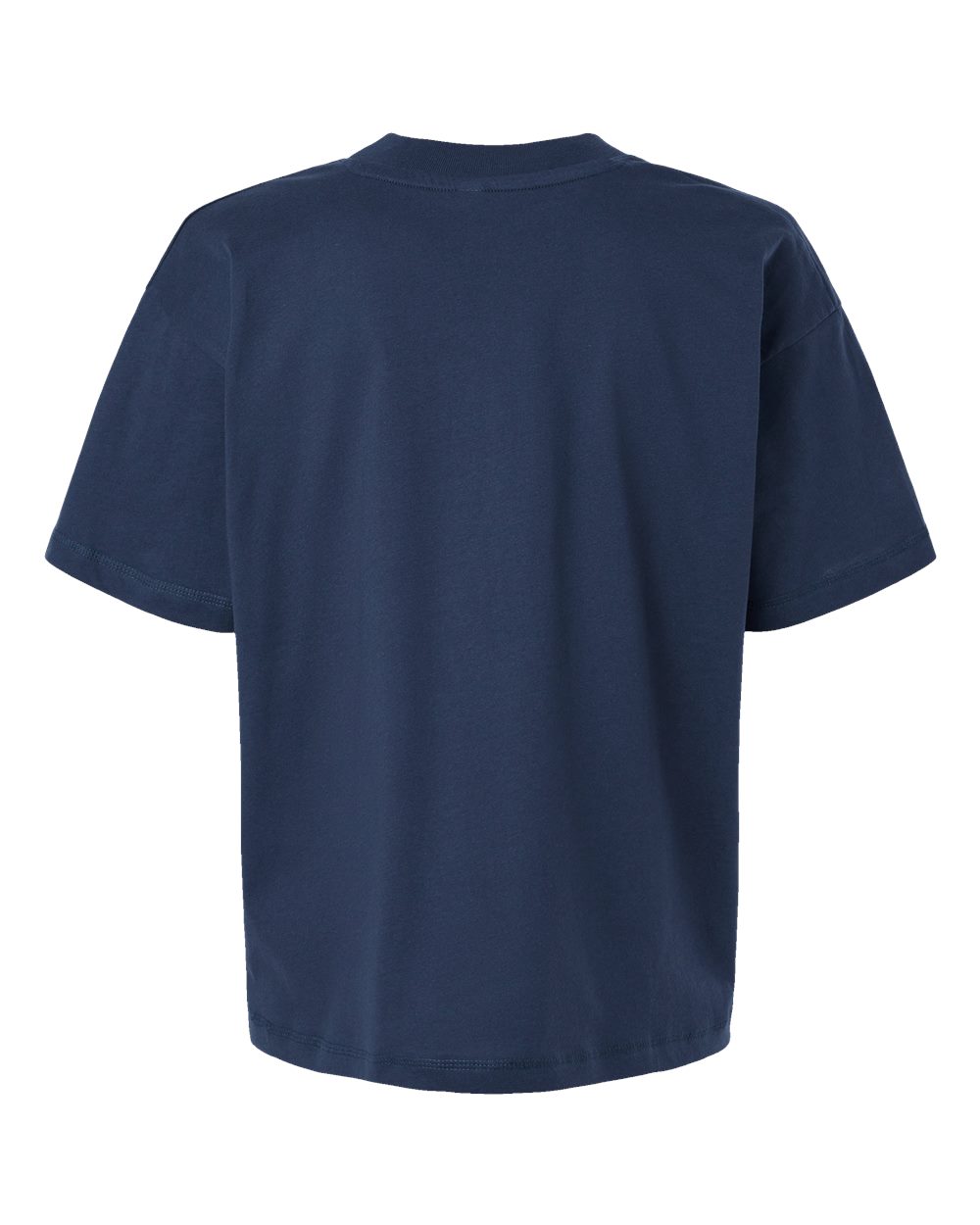 Live & Tell by LAT 3520 Unisex Boxy Jersey Tee in Denim, back