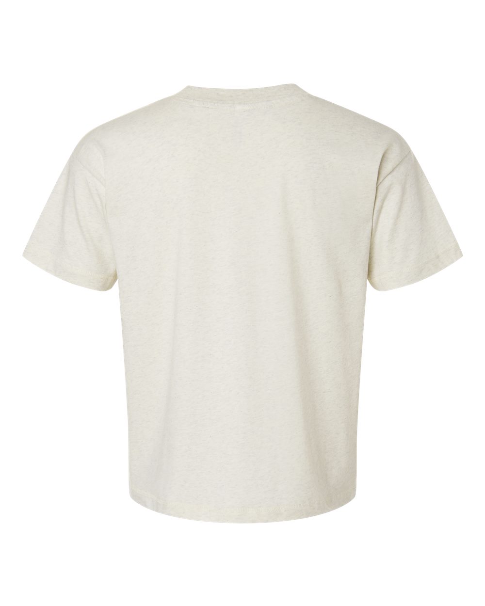 Live & Tell by LAT 3520 Unisex Boxy Jersey Tee in Natural Heather, back