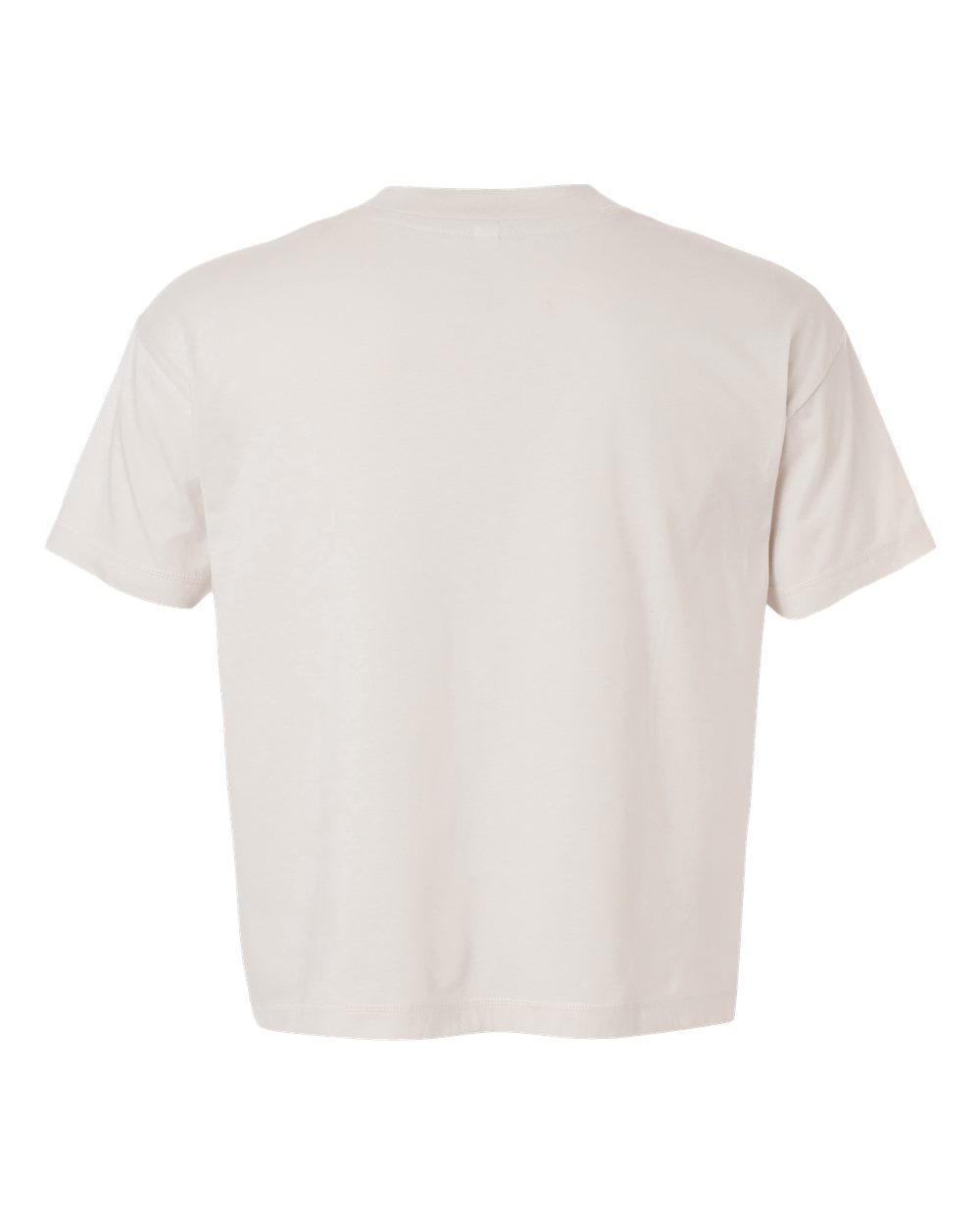 Live & Tell by LAT 3520 Unisex Boxy Jersey Tee in Porcelain, back