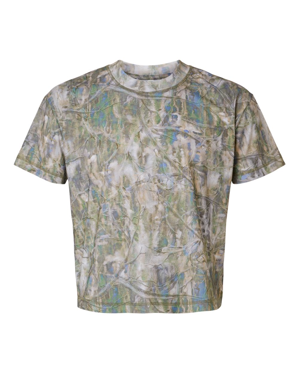 Live & Tell by LAT 3520 Unisex Boxy Jersey Tee in Sage Timberwood