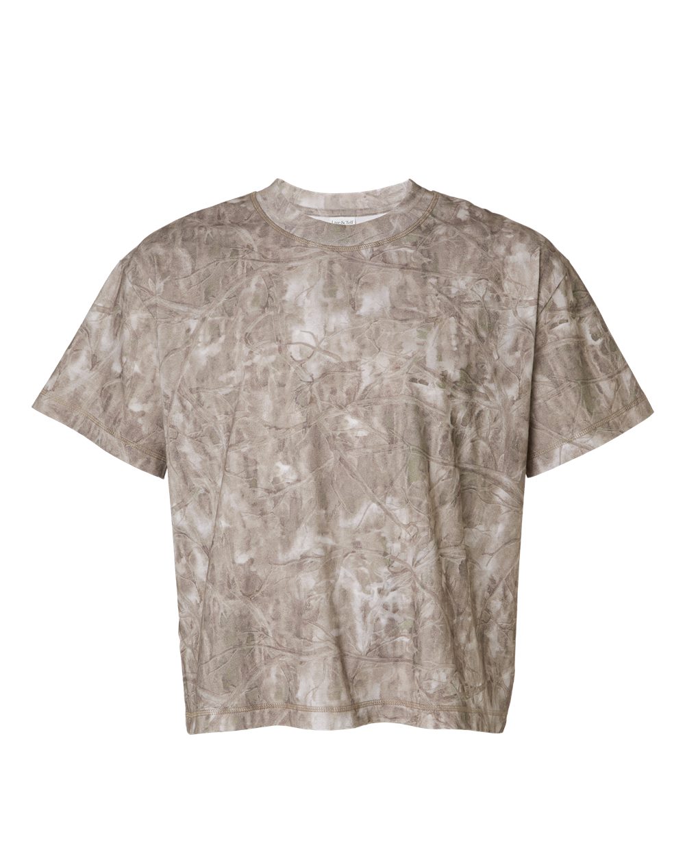 Live & Tell by LAT 3520 Unisex Boxy Jersey Tee in Sand Timberwood