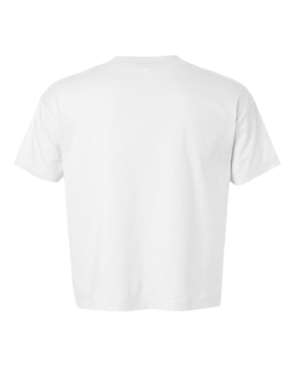 Live & Tell by LAT 3520 Unisex Boxy Jersey Tee in White, back