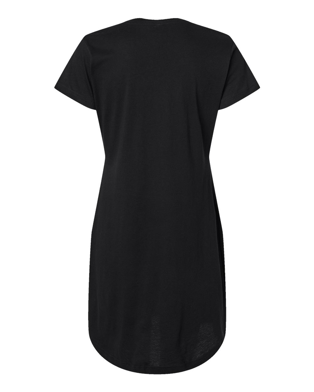 Live & Tell by LAT 3522 Women's Fine Jersey V-Neck Coverup in Black, back