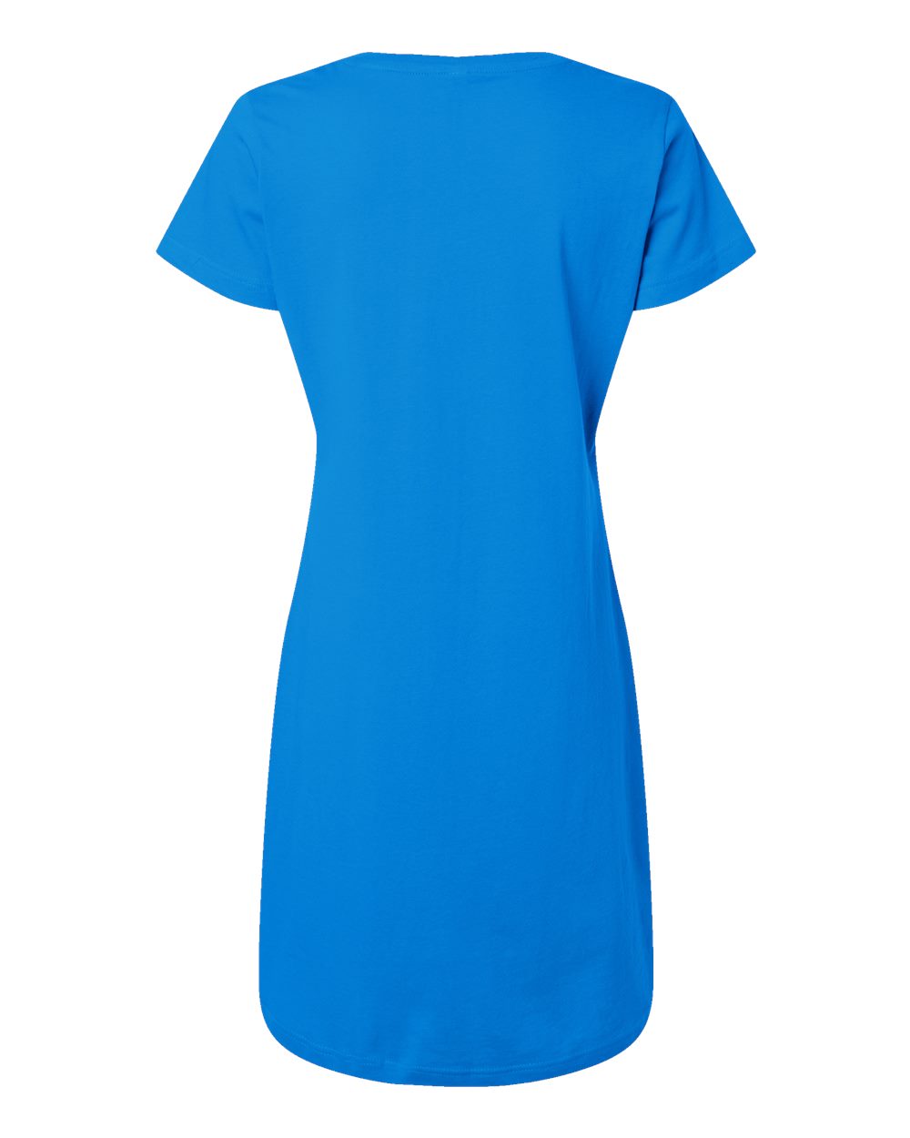 Live & Tell by LAT 3522 Women's Fine Jersey V-Neck Coverup in Cobalt, back