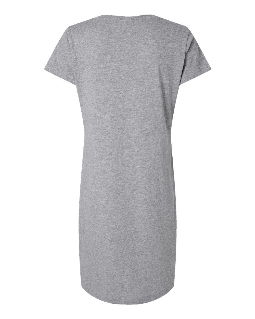 Live & Tell by LAT 3522 Women's Fine Jersey V-Neck Coverup in Heather, back