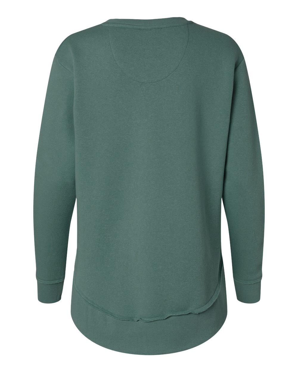 Live & Tell by LAT 3525 Women's Weekend Crewneck Sweatshirt in Basil, back
