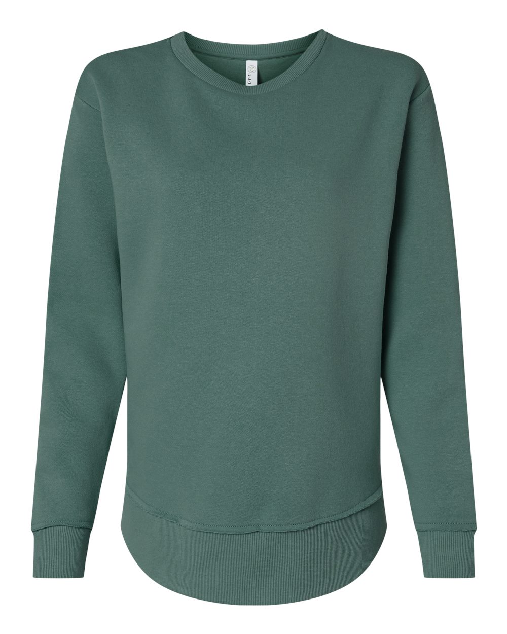 Live & Tell by LAT 3525 Women's Weekend Crewneck Sweatshirt in Basil