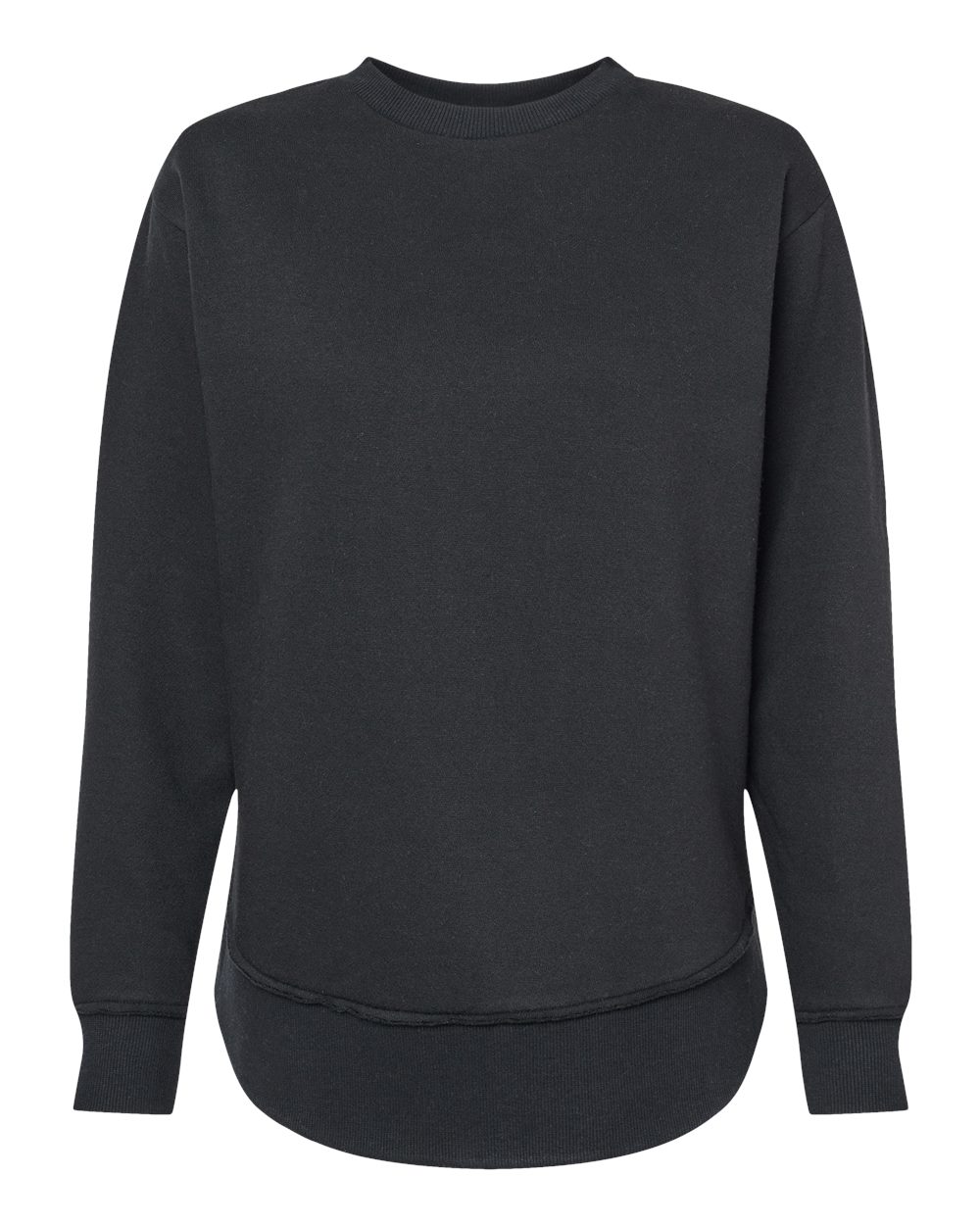 Live & Tell by LAT 3525 Women's Weekend Crewneck Sweatshirt in Black
