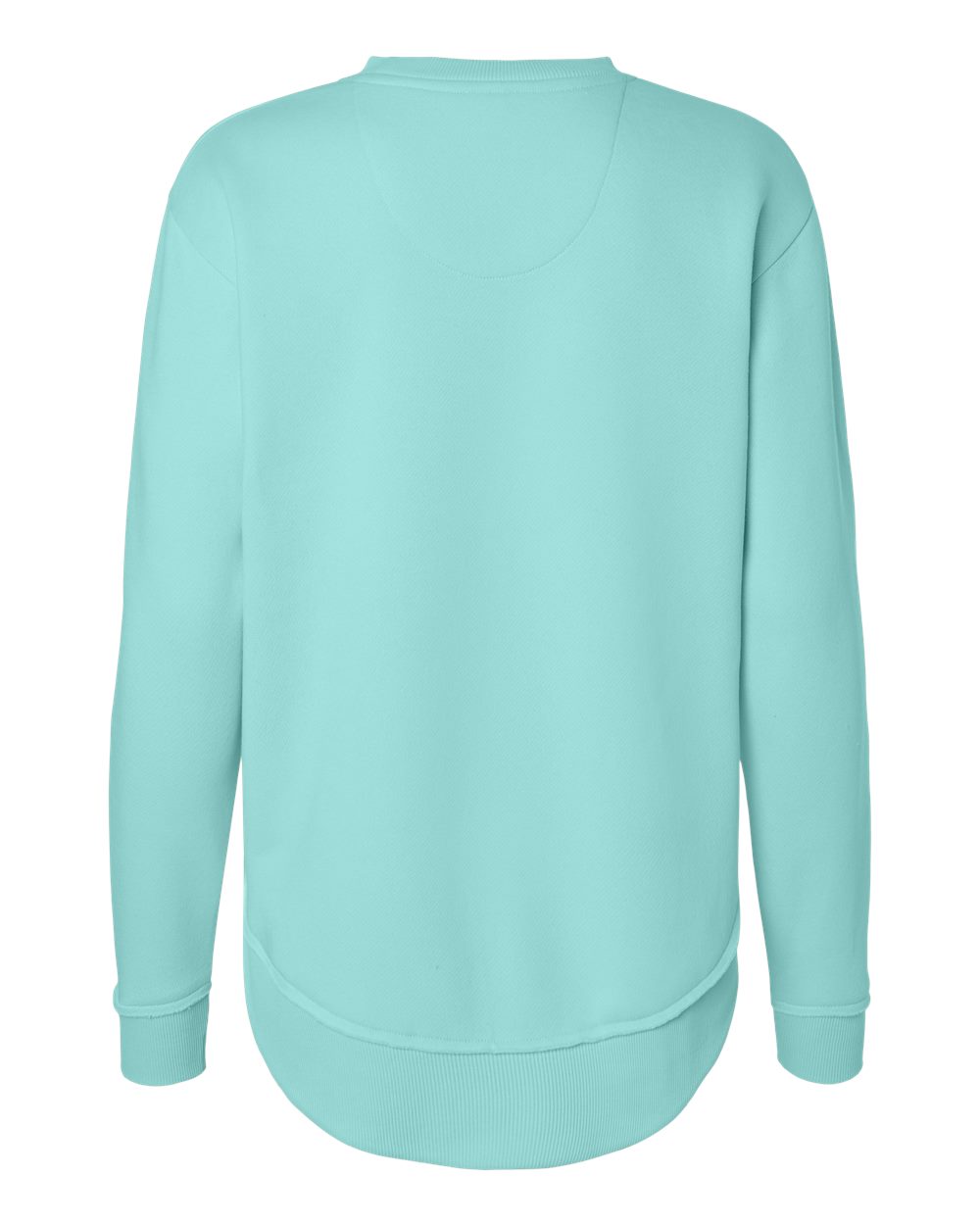Live & Tell by LAT 3525 Women's Weekend Crewneck Sweatshirt in Chill, back