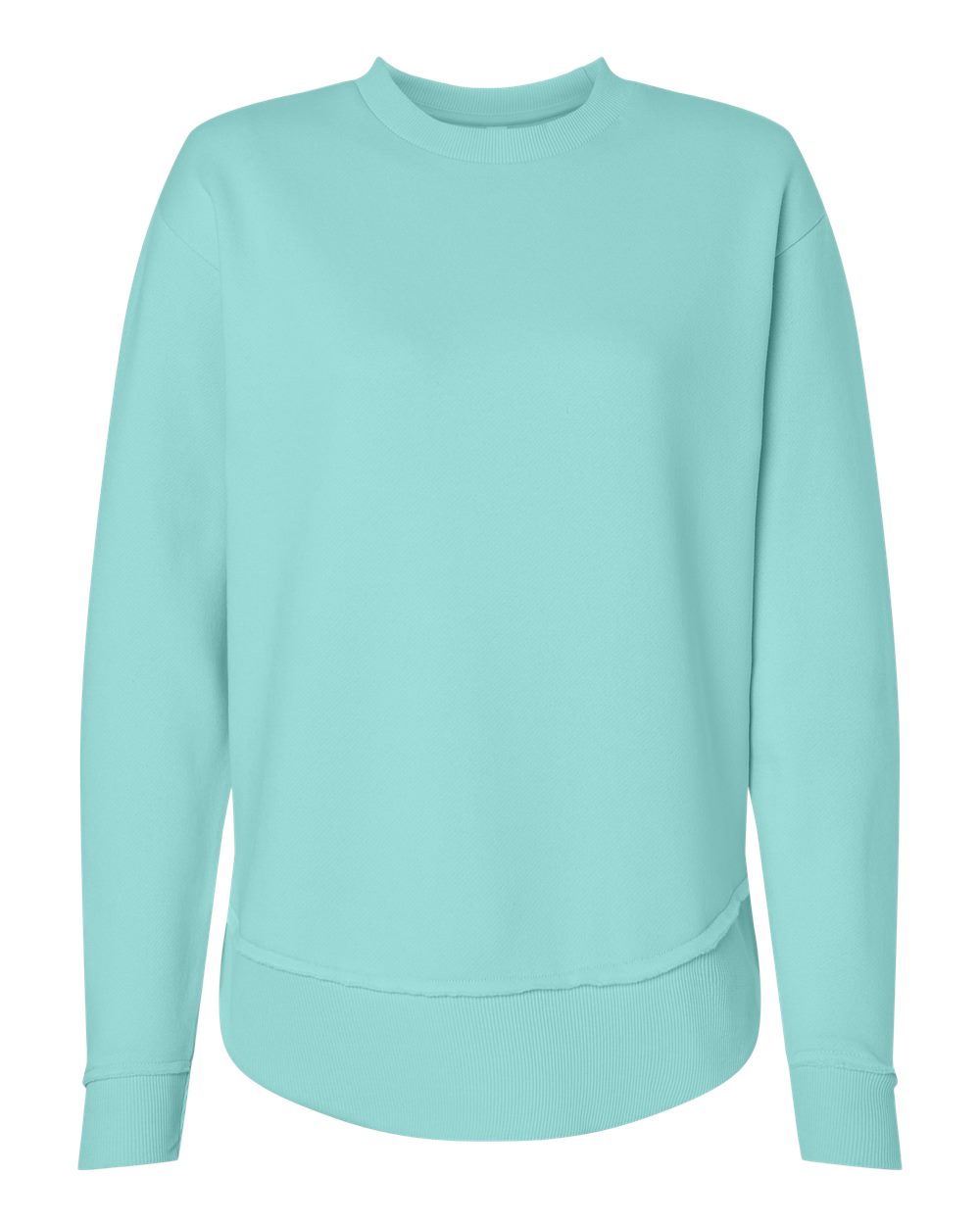 Live & Tell by LAT 3525 Women's Weekend Crewneck Sweatshirt in Chill