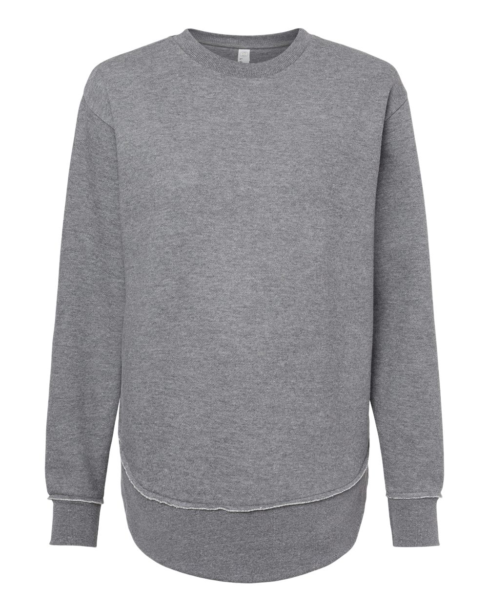 Live & Tell by LAT 3525 Women's Weekend Crewneck Sweatshirt in Granite Heather