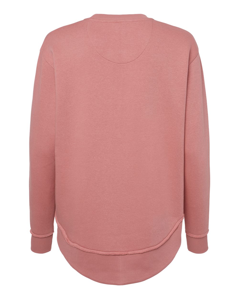 Live & Tell by LAT 3525 Women's Weekend Crewneck Sweatshirt in Mauvelous, back