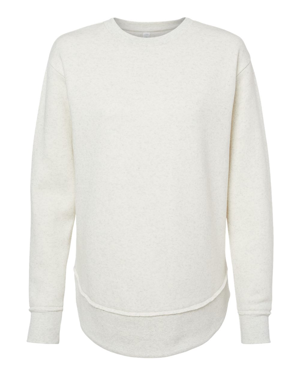 Live & Tell by LAT 3525 Women's Weekend Crewneck Sweatshirt in Natural Heather