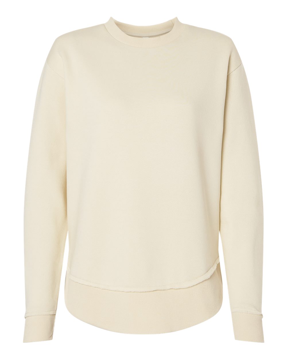 Live & Tell by LAT 3525 Women's Weekend Crewneck Sweatshirt in Natural
