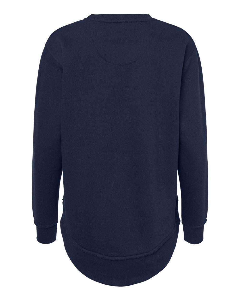 Live & Tell by LAT 3525 Women's Weekend Crewneck Sweatshirt in Navy, back