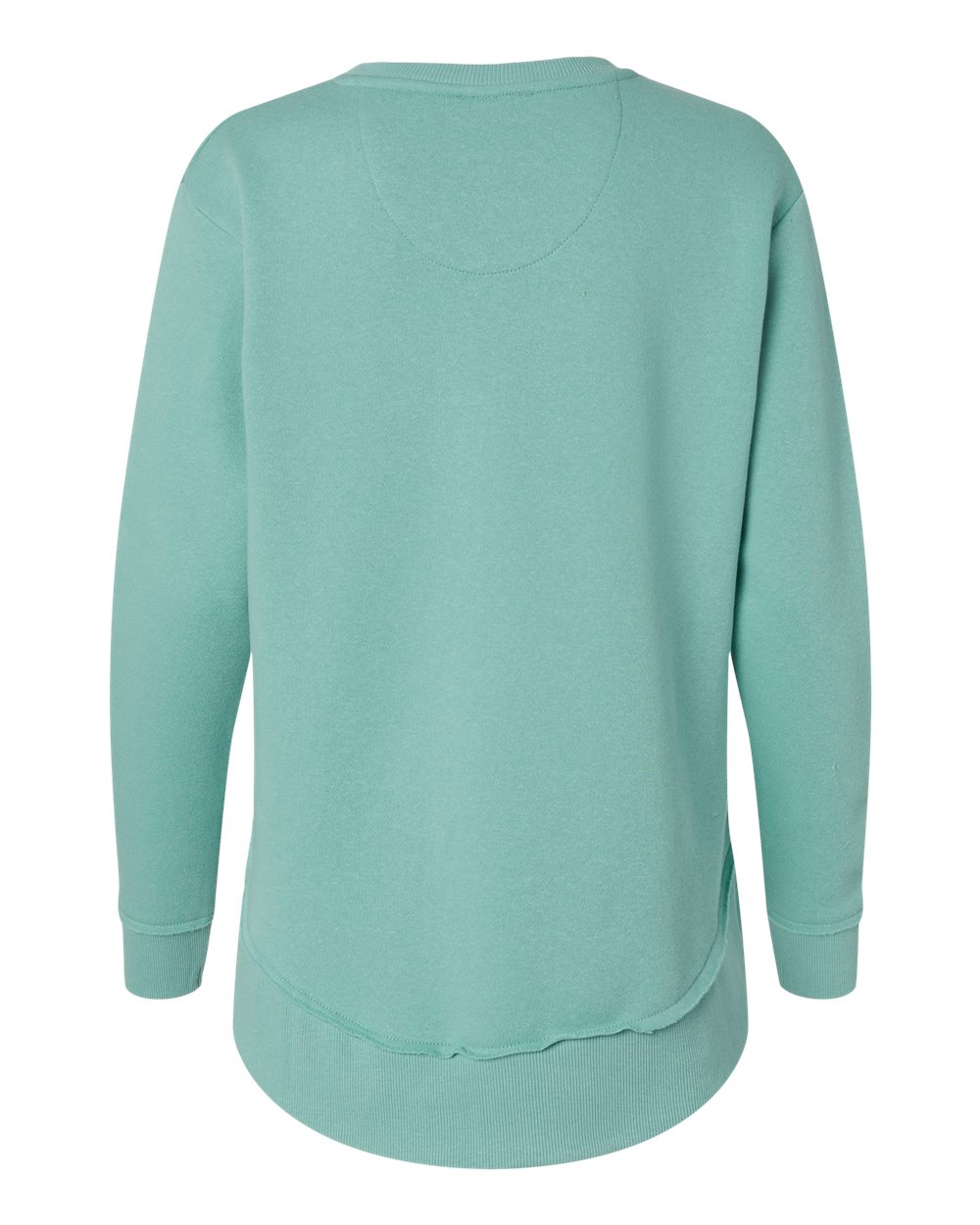 Live & Tell by LAT 3525 Women's Weekend Crewneck Sweatshirt in Saltwater, back
