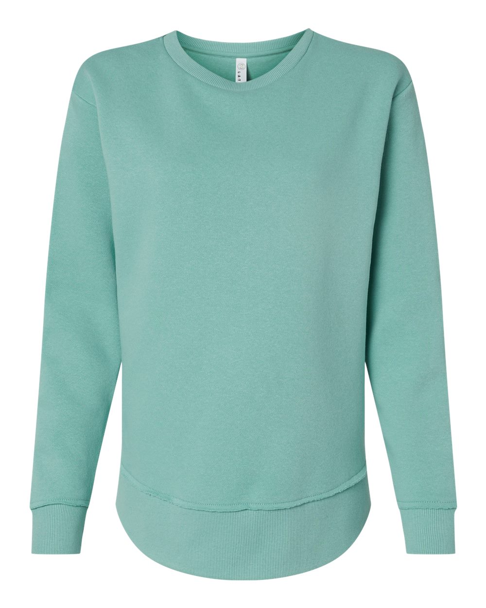 Live & Tell by LAT 3525 Women's Weekend Crewneck Sweatshirt in Saltwater