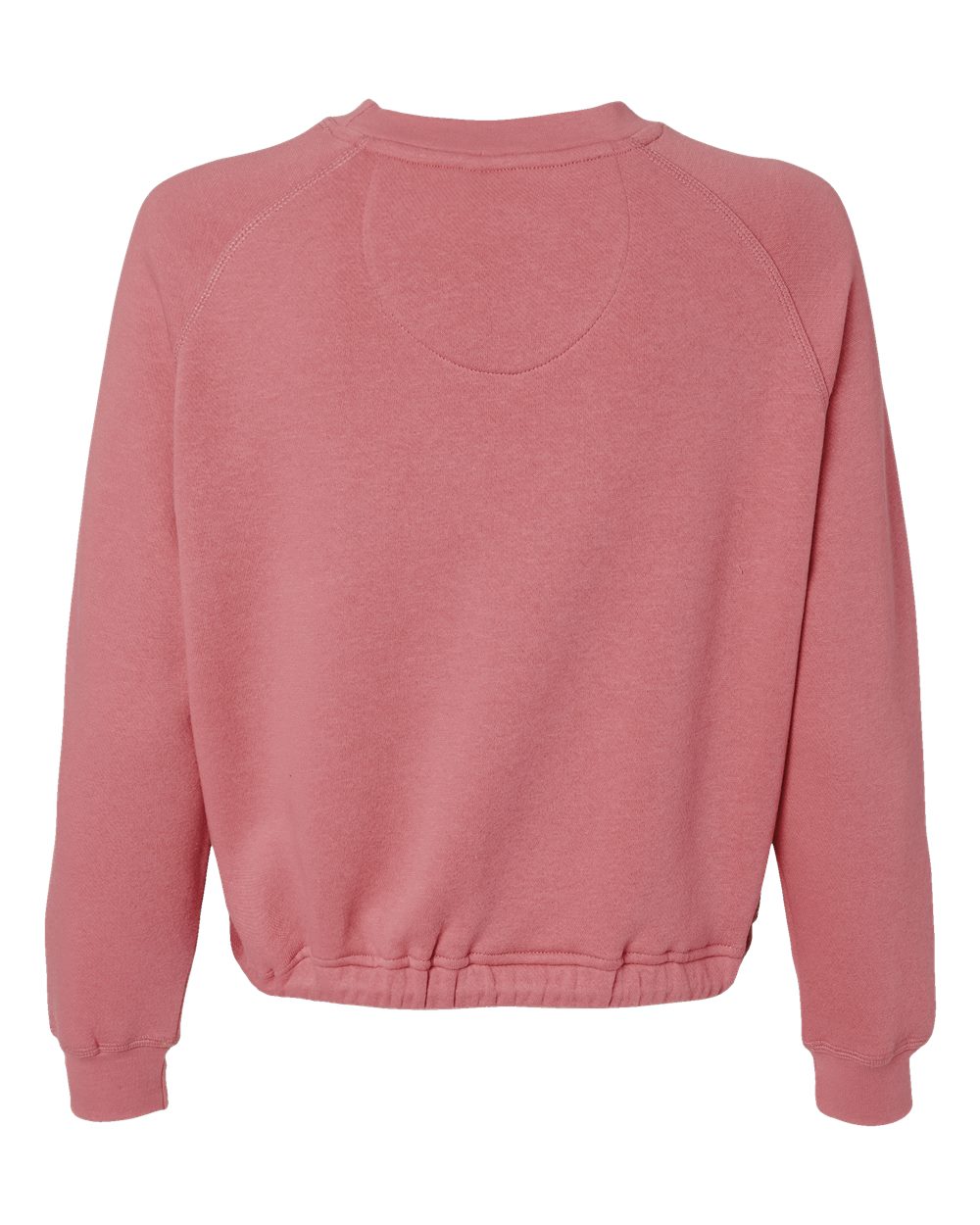 Live & Tell by LAT 3528 Women's Relaxed Boxy Crewneck Sweatshirt in Mauvelous, back
