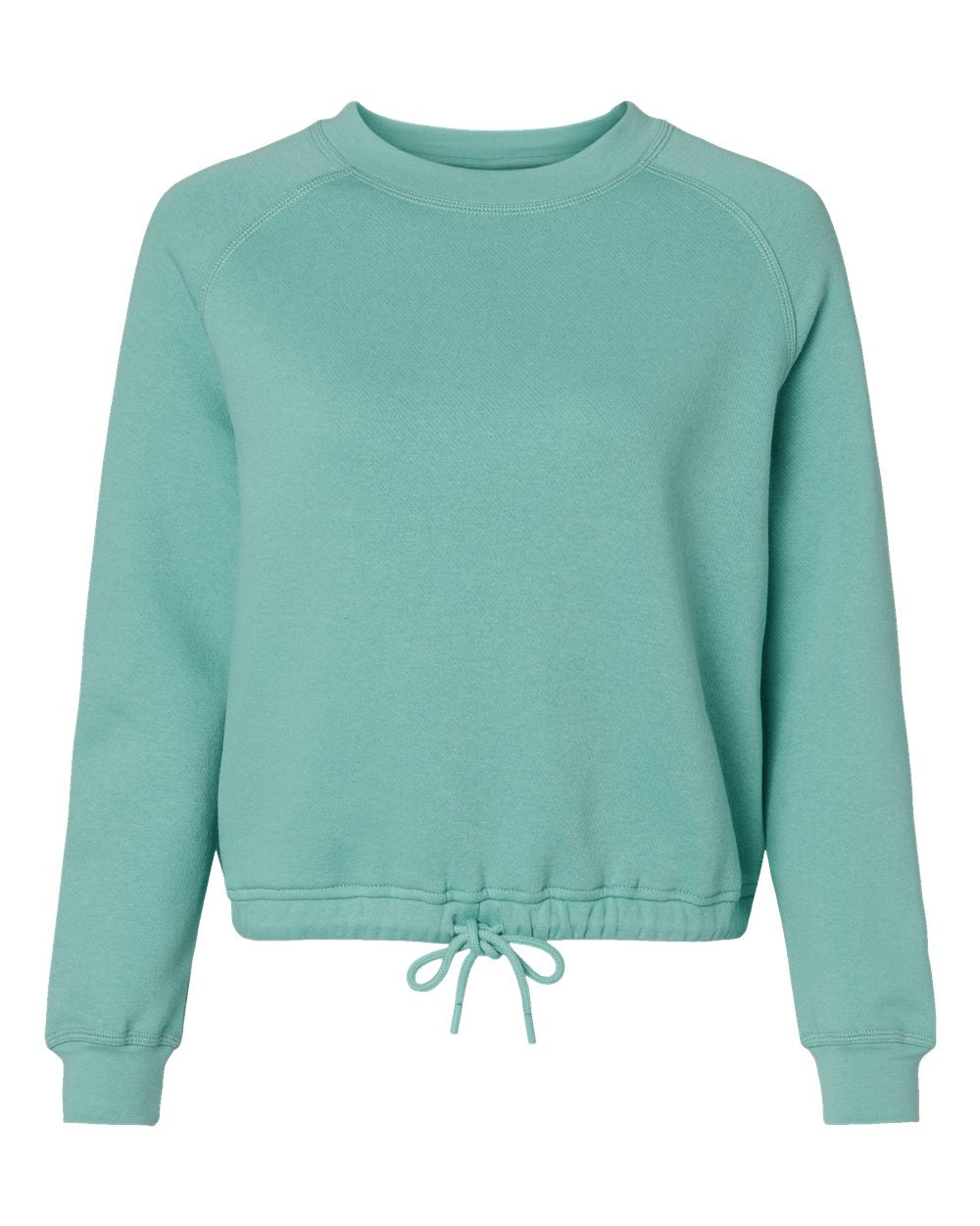 Live & Tell by LAT 3528 Women's Relaxed Boxy Crewneck Sweatshirt in Saltwater
