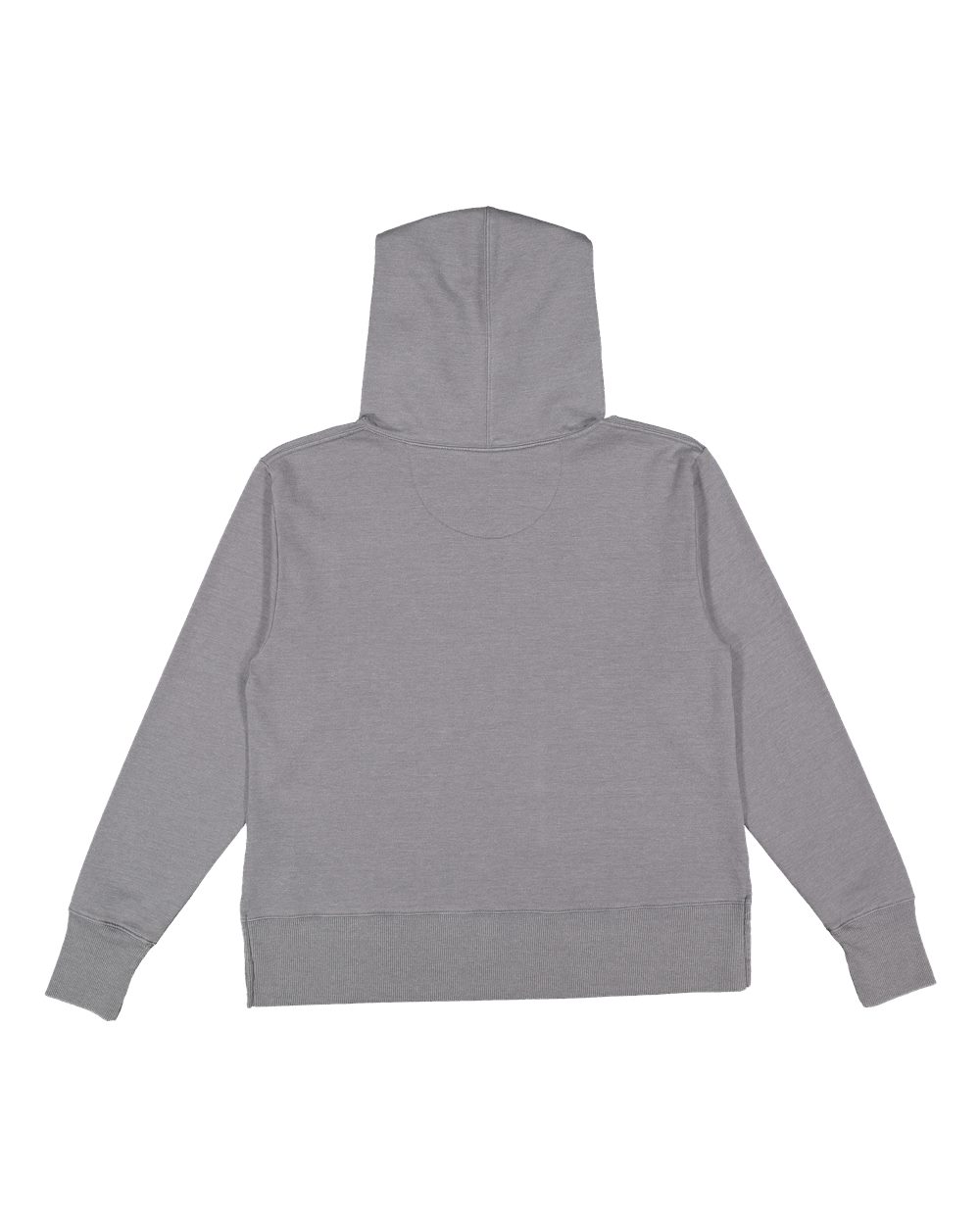 Live & Tell by LAT 3536 Women's Vintage Wash Hoodie Sweatshirt in Washed Grey, back