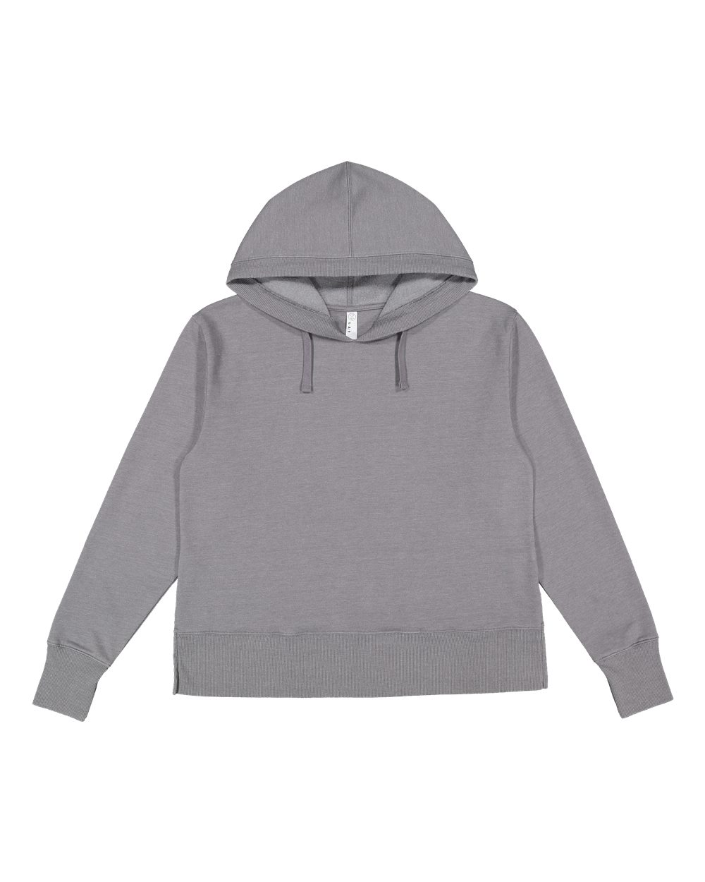 Live & Tell by LAT 3536 Women's Vintage Wash Hoodie Sweatshirt in Washed Grey