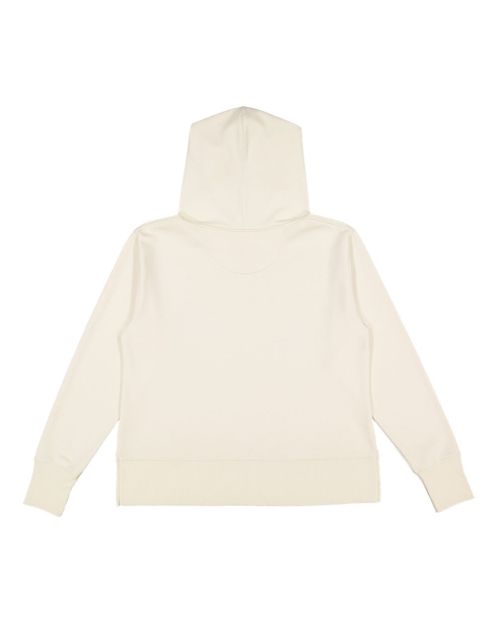 Live & Tell by LAT 3536 Women's Vintage Wash Hoodie Sweatshirt in Washed Natural, back