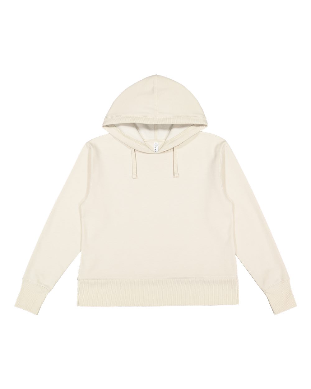 Live & Tell by LAT 3536 Women's Vintage Wash Hoodie Sweatshirt in Washed Natural