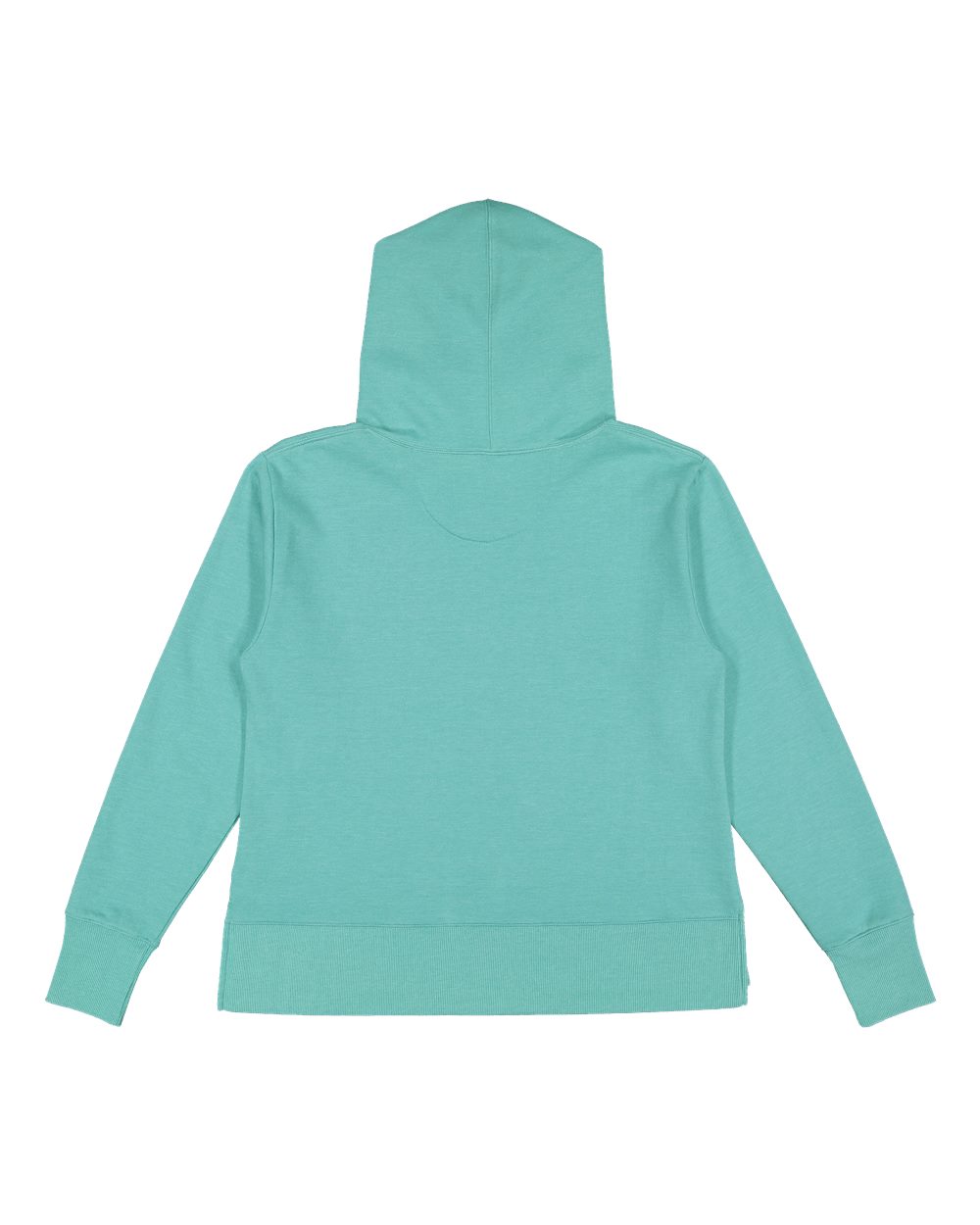 Live & Tell by LAT 3536 Women's Vintage Wash Hoodie Sweatshirt in Washed Saltwater, back