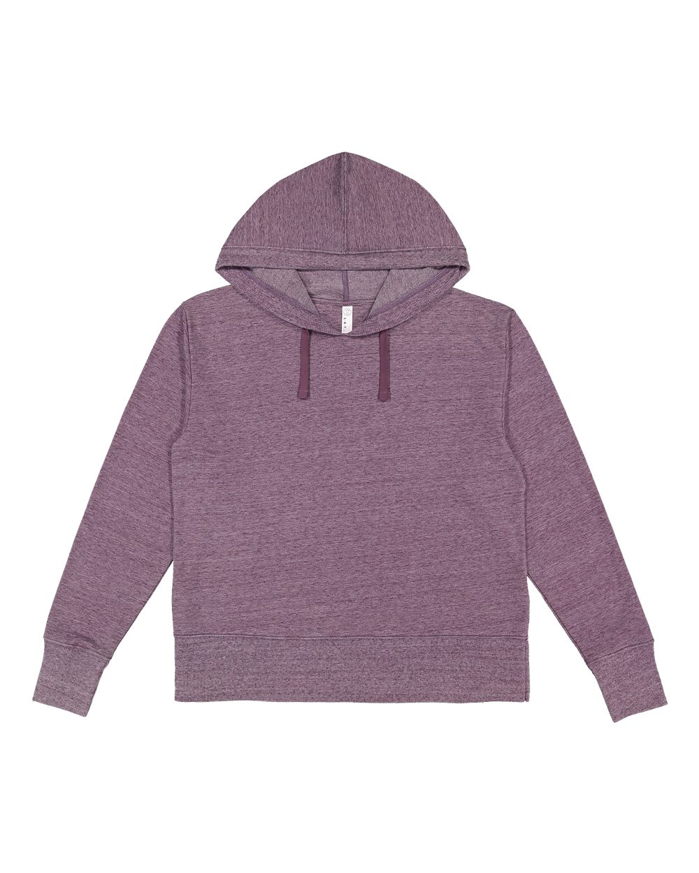 Live & Tell by LAT 3536 Women's Vintage Wash Hoodie Sweatshirt in Weathered Plum