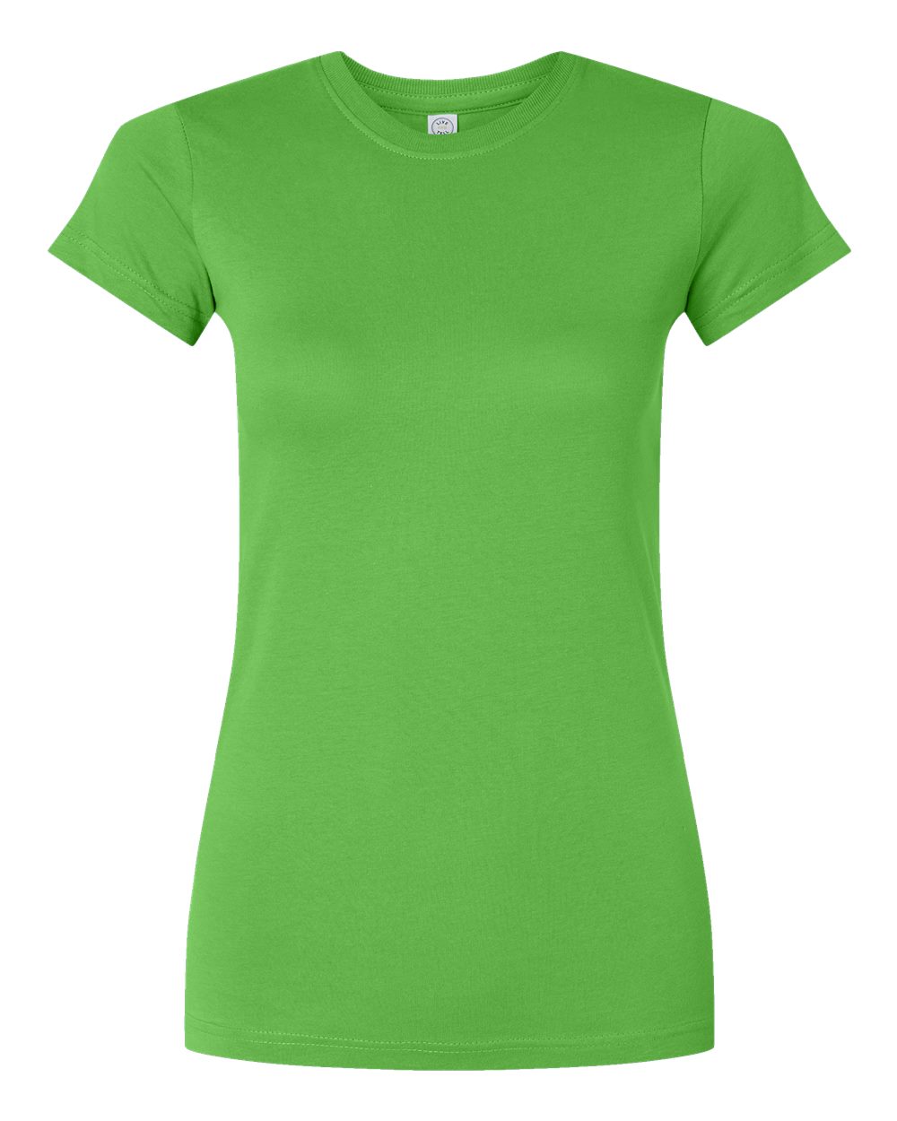 Live & Tell by LAT 3616 Women's Fitted Fine Jersey Tee in Apple