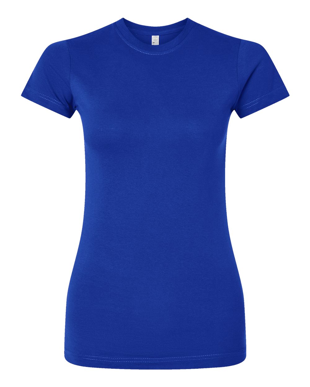 Live & Tell by LAT 3616 Women's Fitted Fine Jersey Tee in Royal