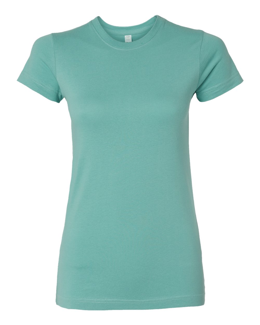 Live & Tell by LAT 3616 Women's Fitted Fine Jersey Tee in Saltwater