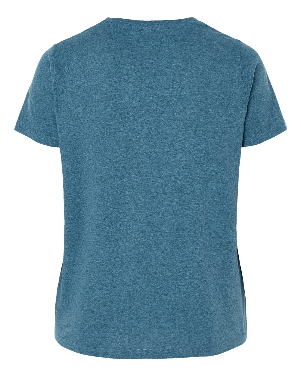 Live & Tell by LAT 3816 Women's Curvy Collection Fine Jersey Tee in Bermuda Blackout, back