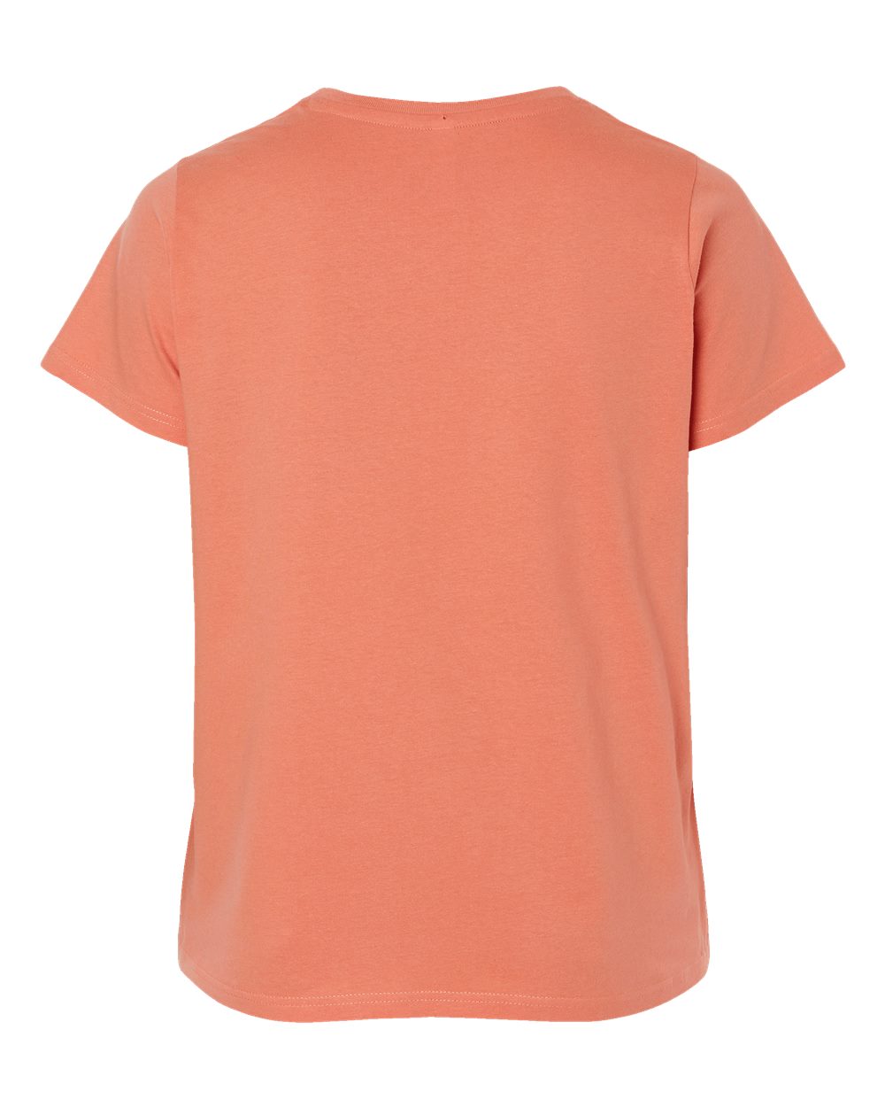 Live & Tell by LAT 3816 Women's Curvy Collection Fine Jersey Tee in Sunset, back