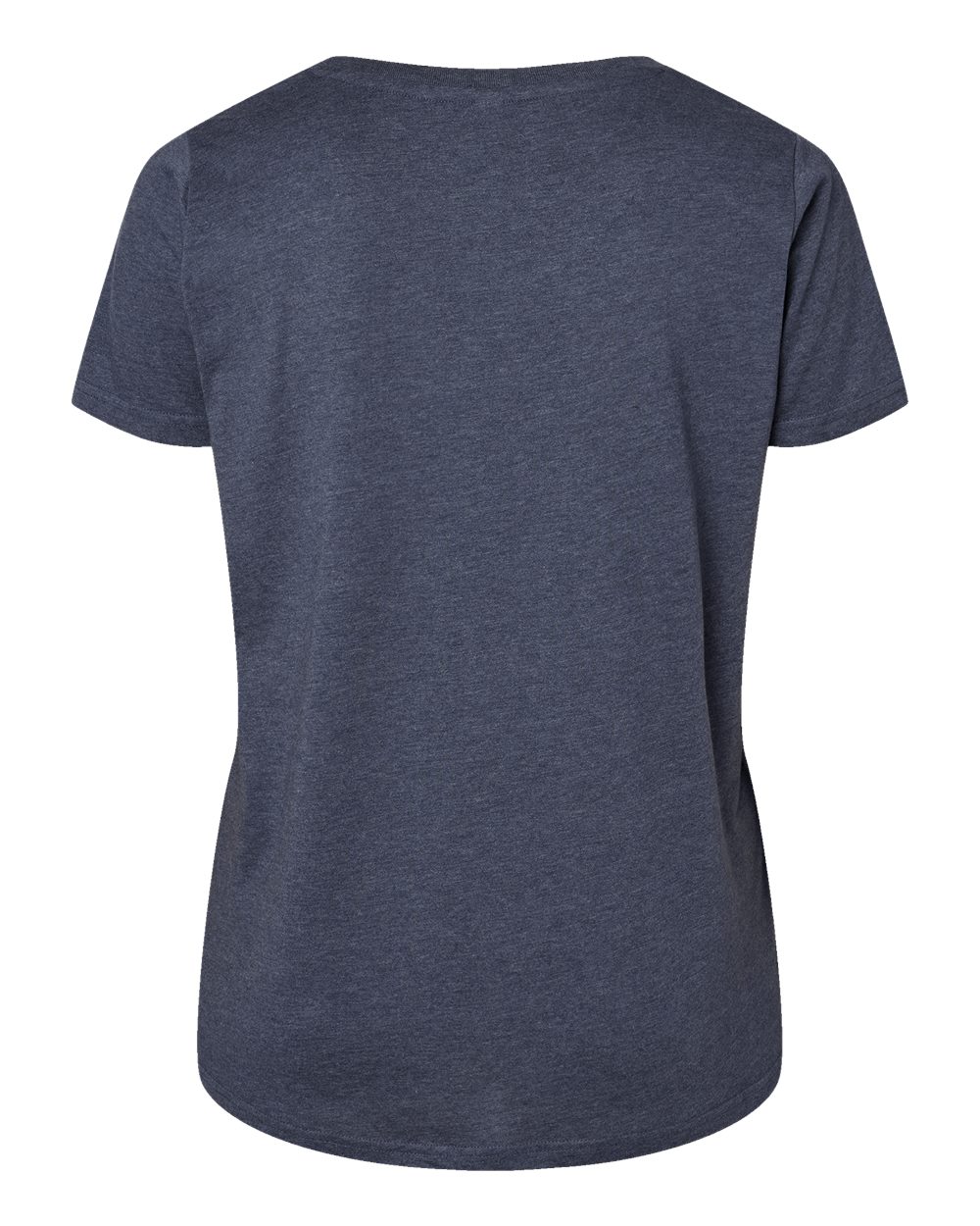Live & Tell by LAT 3816 Women's Curvy Collection Fine Jersey Tee in Vintage Denim, back