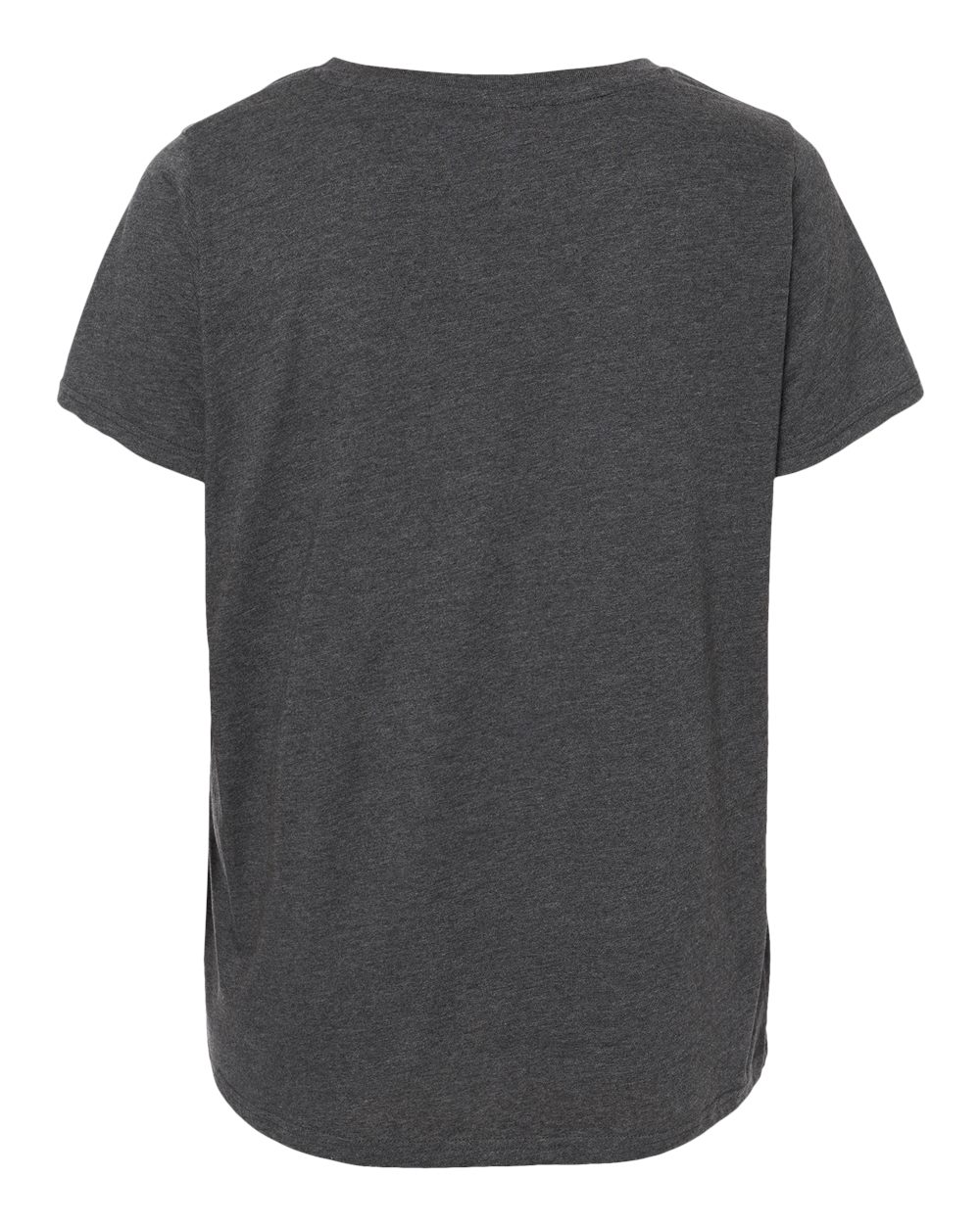 Live & Tell by LAT 3816 Women's Curvy Collection Fine Jersey Tee in Vintage Smoke, back