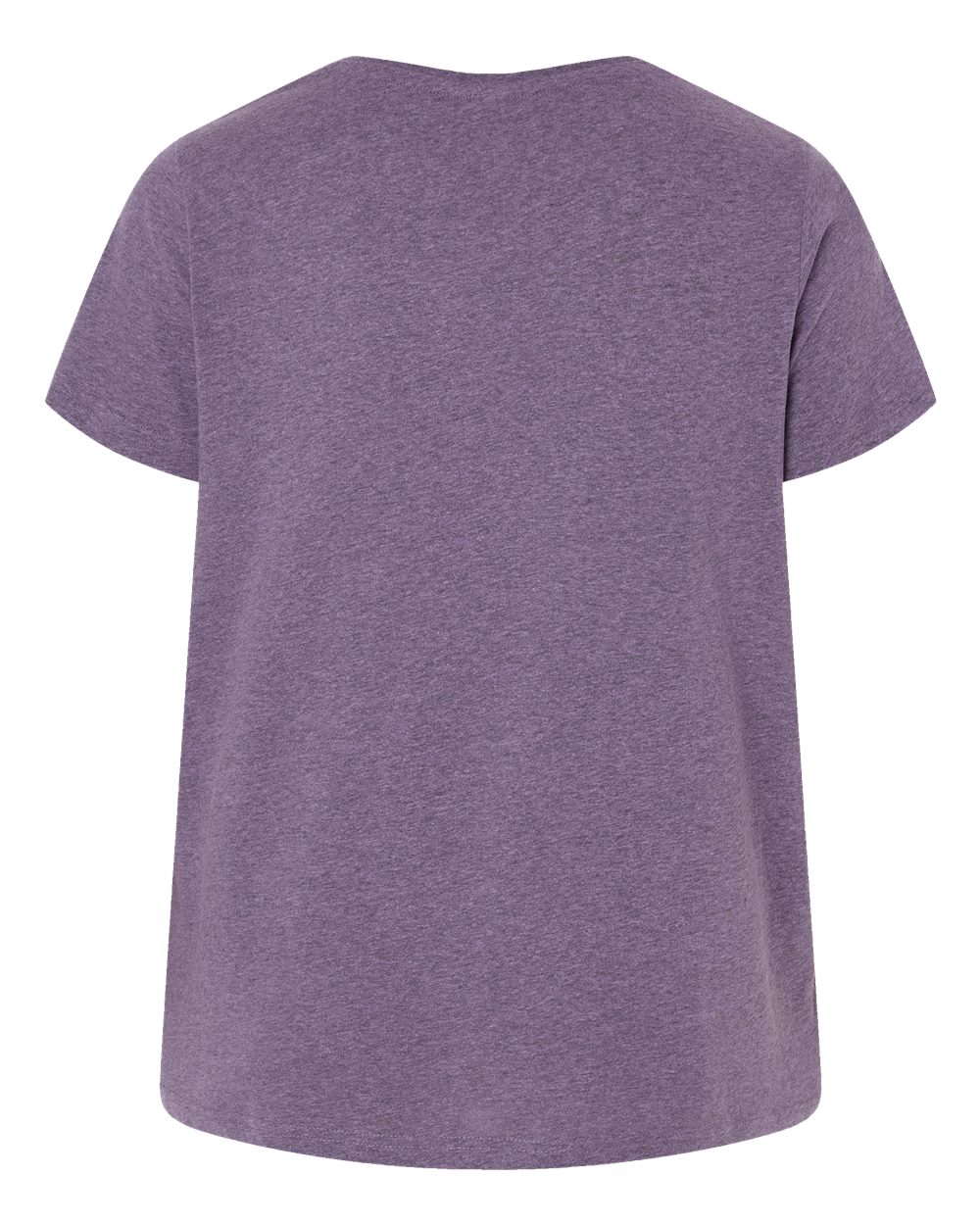Live & Tell by LAT 3816 Women's Curvy Collection Fine Jersey Tee in Wisteria Blackout, back