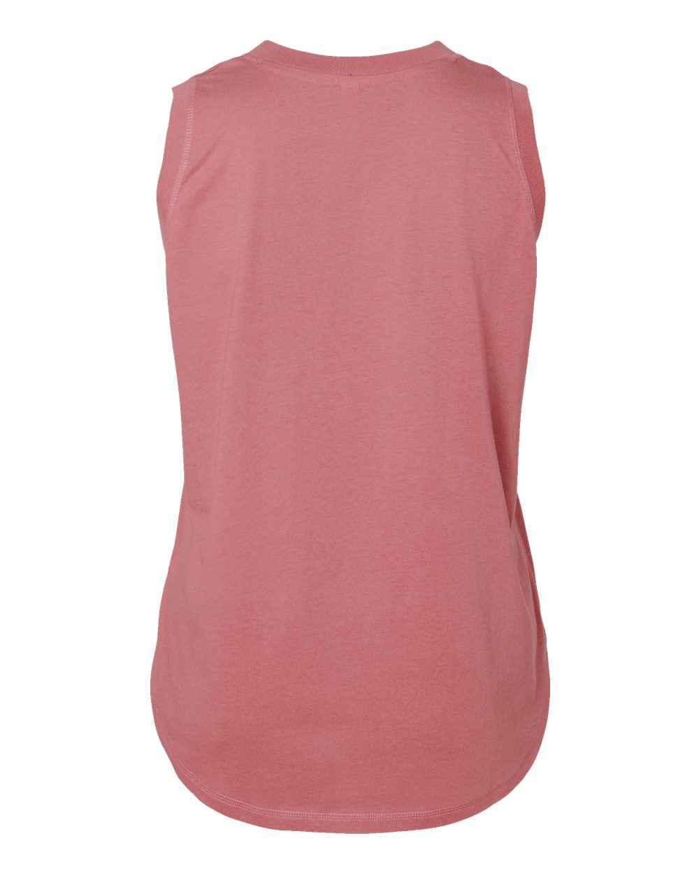 Live & Tell by LAT 3892 Women's Curvy Relaxed Fine Jersey Tank in Mauvelous, back