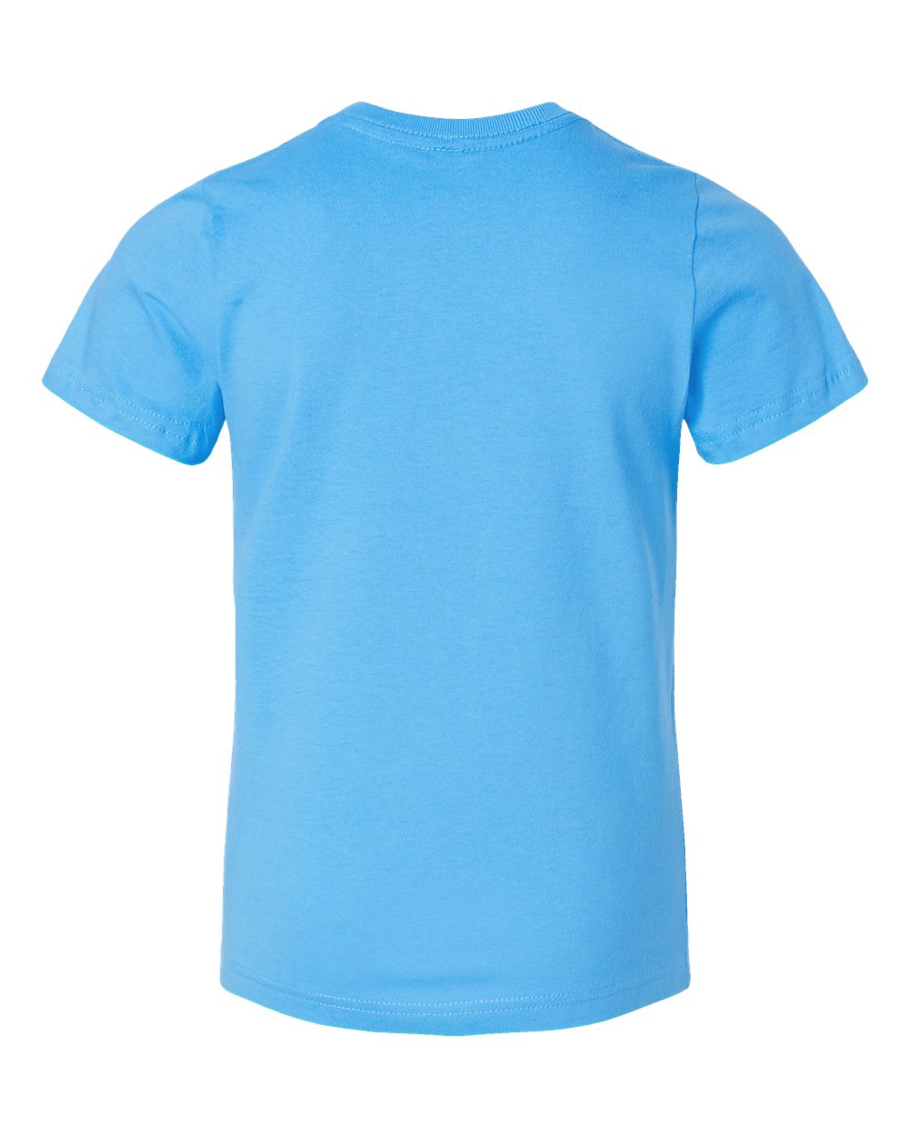 Live & Tell by LAT 6101 Youth Fine Jersey Tee in Aqua, back