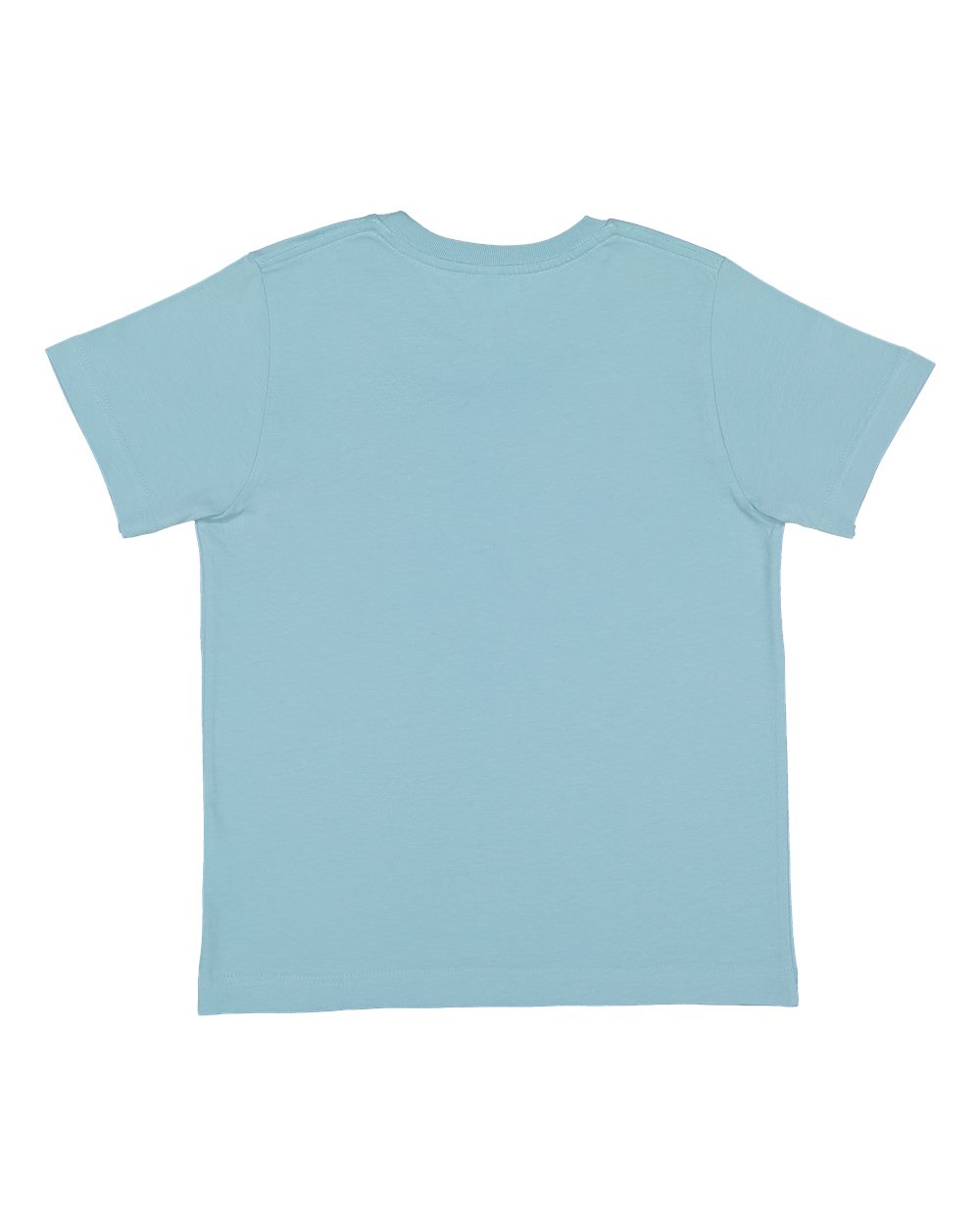 Live & Tell by LAT 6101 Youth Fine Jersey Tee in Arctic, back
