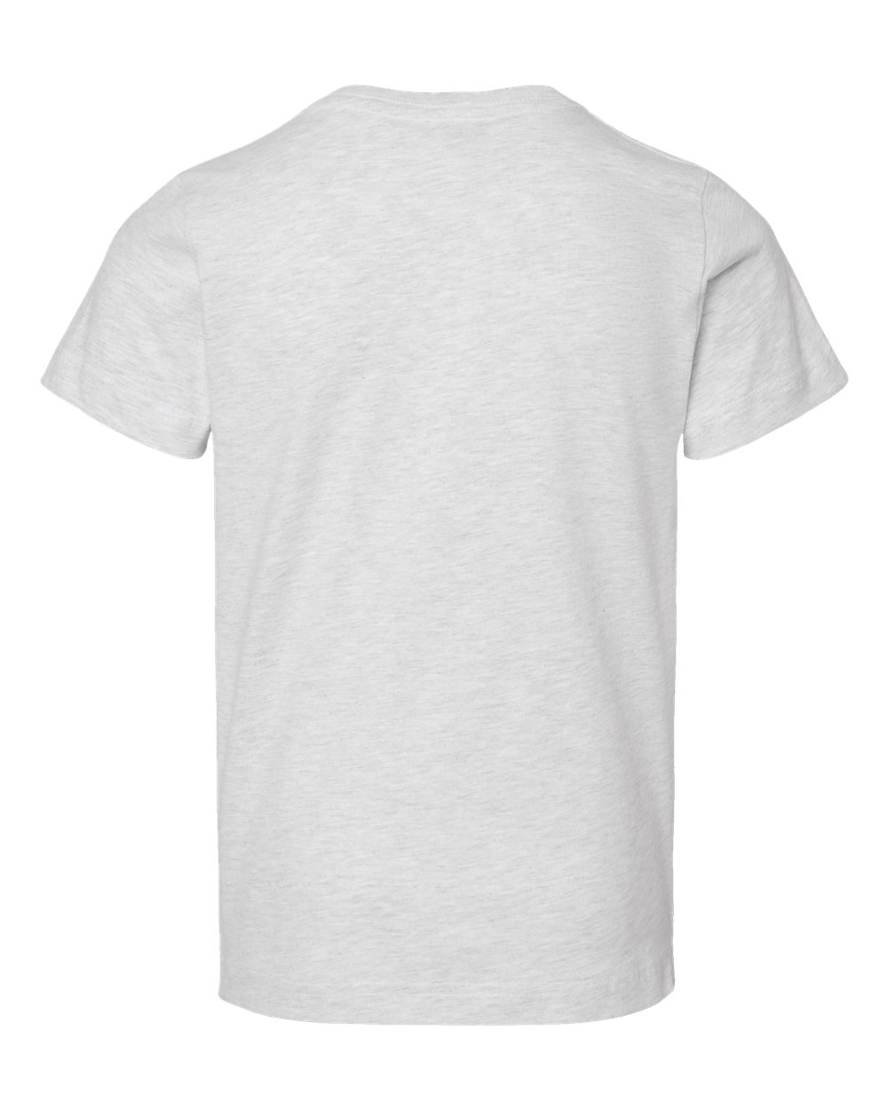 Live & Tell by LAT 6101 Youth Fine Jersey Tee in Ash, back