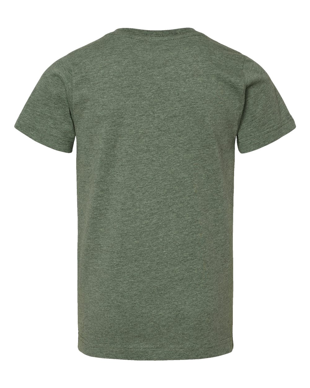 Live & Tell by LAT 6101 Youth Fine Jersey Tee in Bamboo Blackout, back