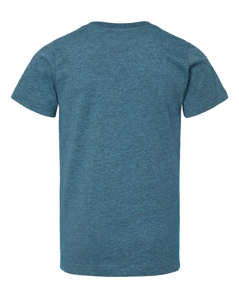Live & Tell by LAT 6101 Youth Fine Jersey Tee in Bermuda Blackout, back