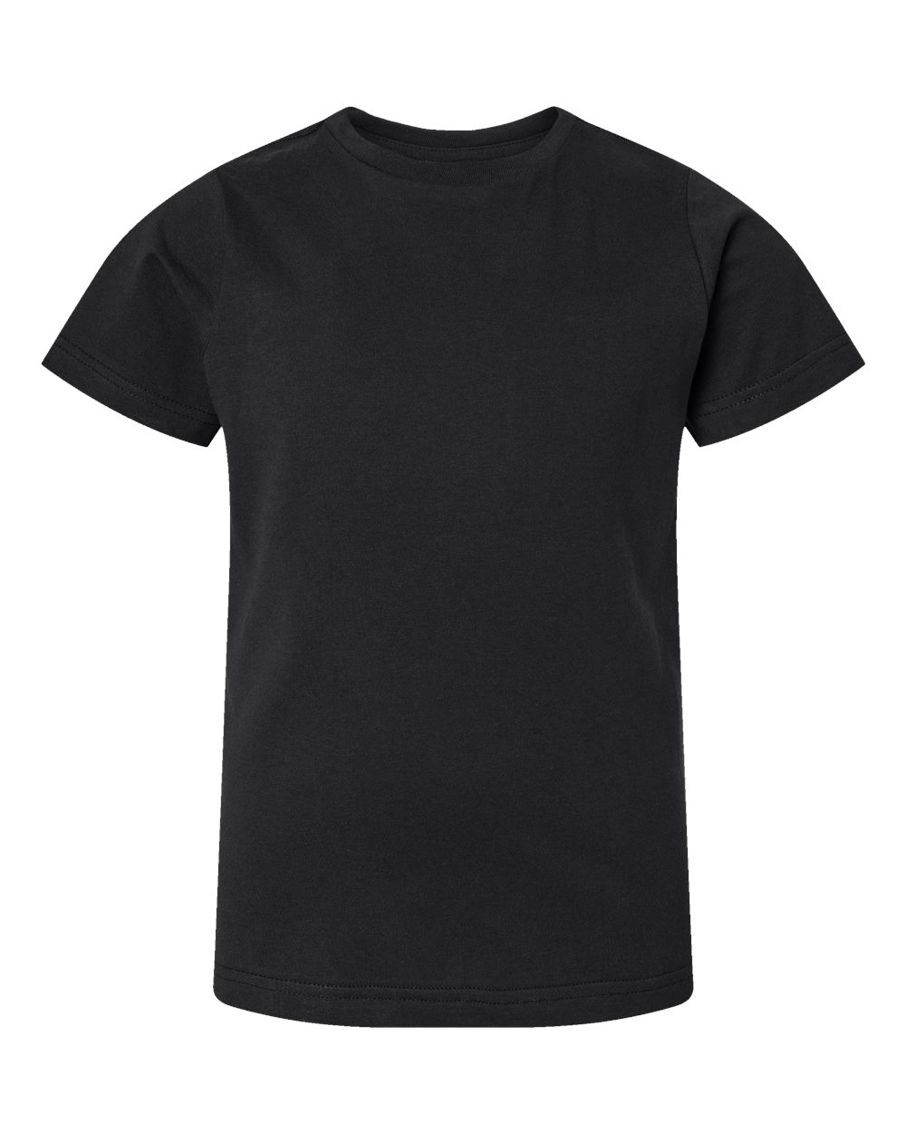 Live & Tell by LAT 6101 Youth Fine Jersey Tee in Black