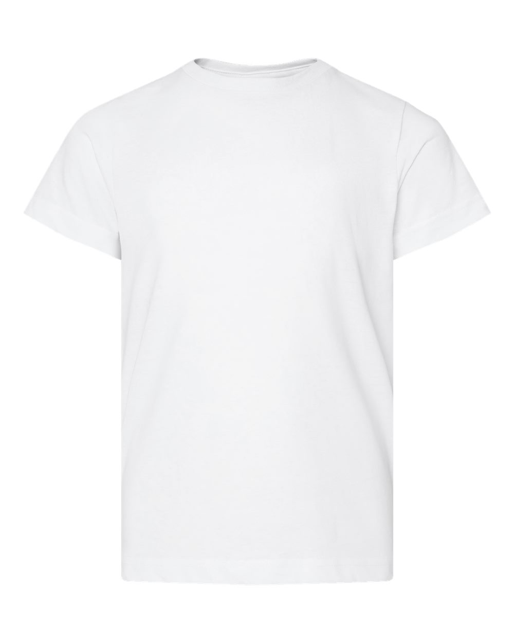Live & Tell by LAT 6101 Youth Fine Jersey Tee in Blended White