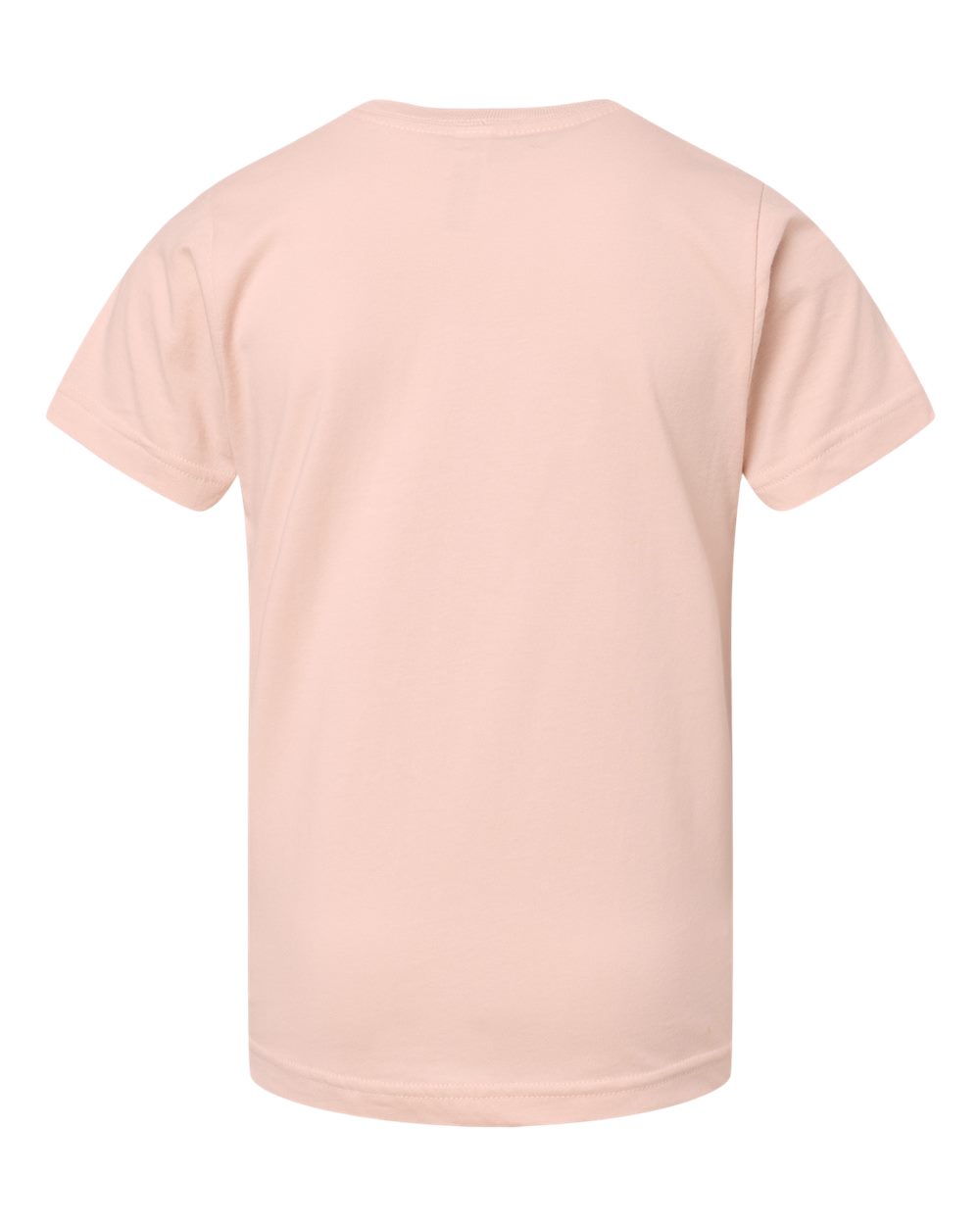 Live & Tell by LAT 6101 Youth Fine Jersey Tee in Blush, back