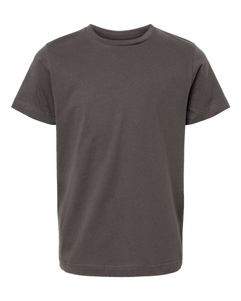 Live & Tell by LAT 6101 Youth Fine Jersey Tee in Charcoal
