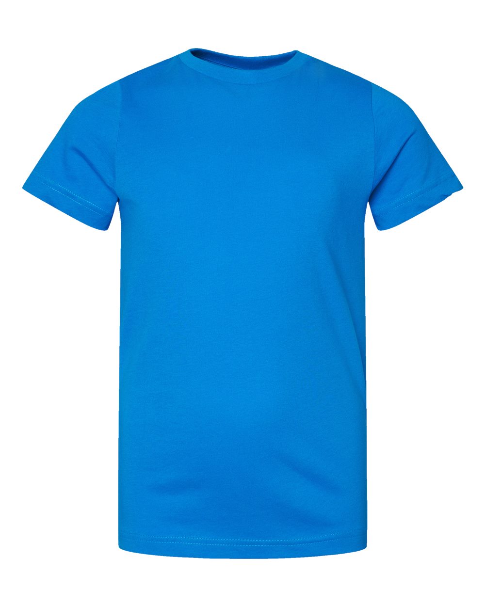 Live & Tell by LAT 6101 Youth Fine Jersey Tee in Cobalt